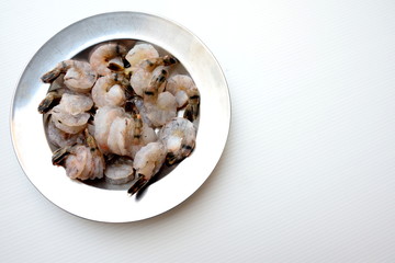 Fresh Raw shrimp