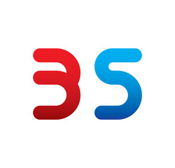 35 logo initial blue and red 