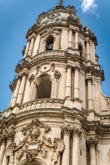 Fototapeta na wymiar Modica, the cathedral