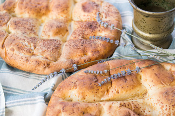 Turkish Ramadan Pidesi.