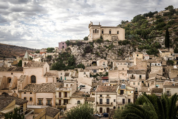 Fototapeta na wymiar Scicli, sicilian village