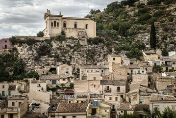 Fototapeta na wymiar Scicli, sicilian village