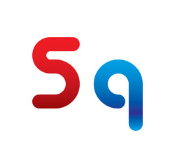 5q logo initial blue and red 