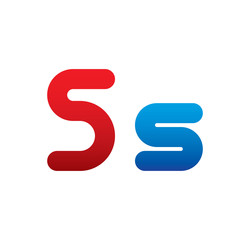 5s logo initial blue and red 