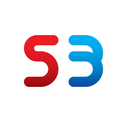 53 logo initial blue and red 