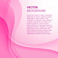 Abstract pink vector background for presentation