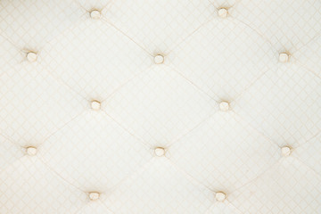 White sofa texture background.