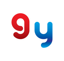 9y logo initial blue and red 