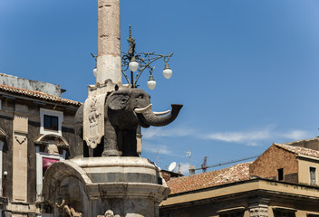 The elephant statue in Catania, Sicily
