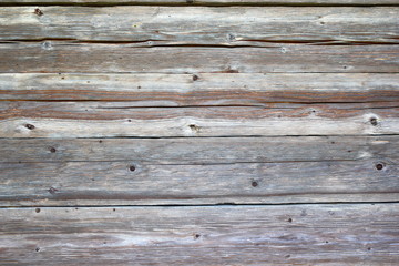 spruce planks on old wall