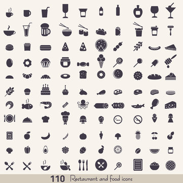 Food and kitchen icons