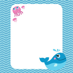 Funny card with empty space for text.