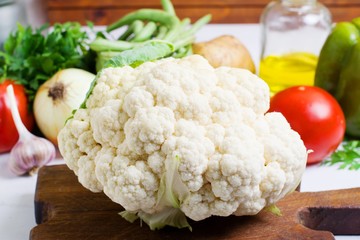 summer fresh vegetables. igredienty soup,selective focus