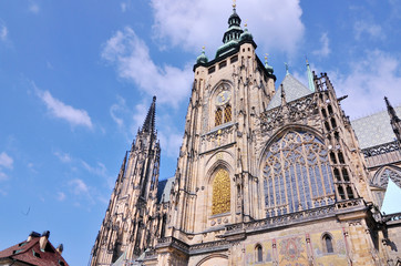 Fototapeta premium St. Vitus Cathedral in Prague, Czech Republic