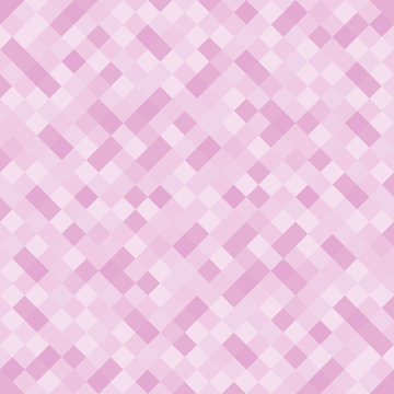 Abstract pink pixel polygonal background, template. - Stock vector