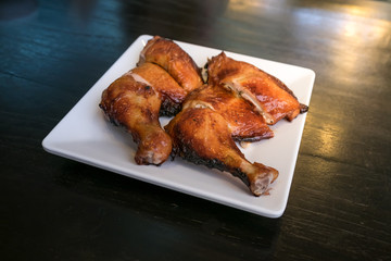 Grilled Chicken on white plate