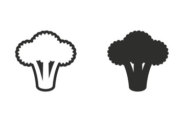 Broccoli - vector icon.