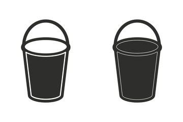 Bucket - vector icon.
