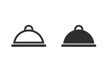 Food cover - vector icon.