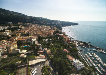 Fototapeta premium Aerial View of Sorrento, Italy