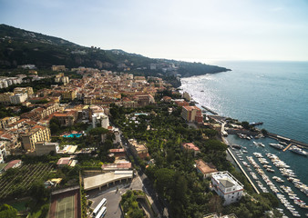 Aerial View of Sorrento, Italy