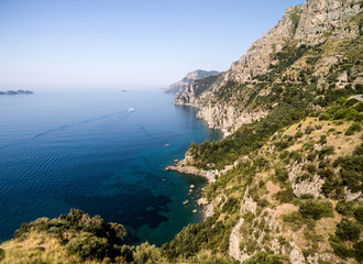 Fototapeta na wymiar Aerial View of Amalfi Coast, Italy