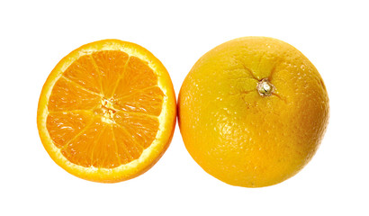 orange fruits close up on background