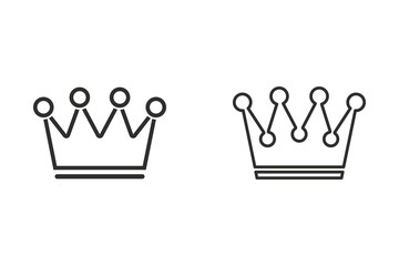 Crown - vector icon.