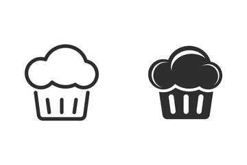 Cake - vector icon.