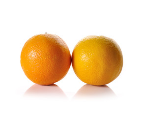 orange fruits close up on background