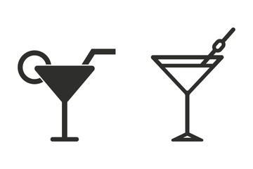 Cocktail - vector icon.