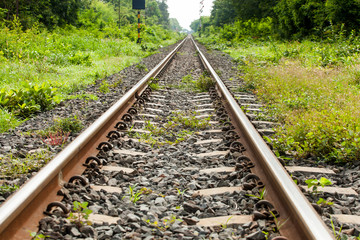 Obraz premium Railroad tracks, Railway