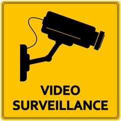 Video surveillance sign
