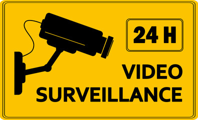 Video surveillance sign