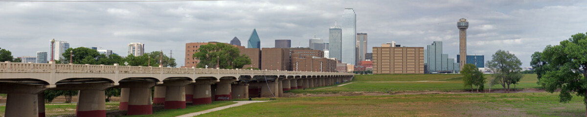 Fototapeta na wymiar Dallas City Skyline