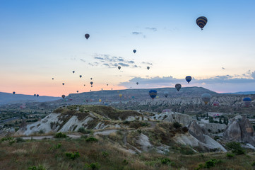 Hot Air Balloons over Cappadocia