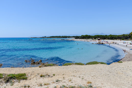 beautiful sea in orosei gulf in sardinia, italy