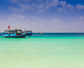 Maldives,  tropical sea boat day!