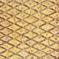 Rusted metal deck - texture