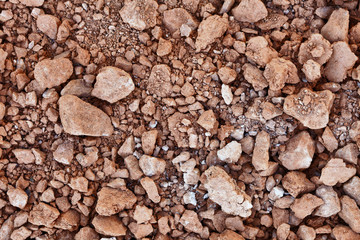 Clay lumps - material of the pottery industry