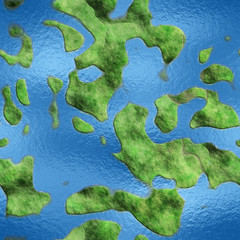 Seamless Texture Earth 3D illustration