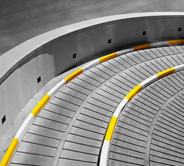 Fototapeta premium Architectural concrete urban abstraction