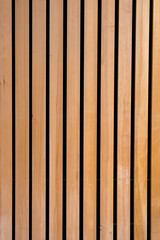 Obraz premium Vertical pattern in wood wall, light and dark stripes 