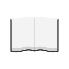 Open book. Illustration on white