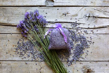 Türaufkleber Lavendel Lavendel, Lavandin und Pflegeprodukte