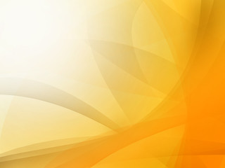 Abstract yellow curves background