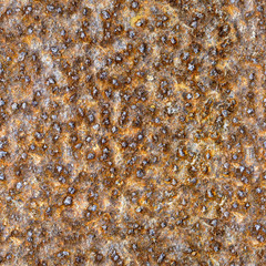 Seamless square texture - rusty metal closeup