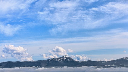 A mountain panorama - Carpathians