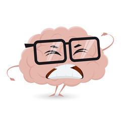 angry brain clipart