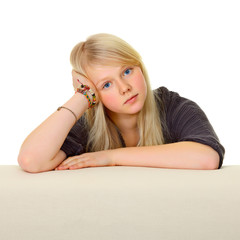 Fototapeta premium Young blonde girl